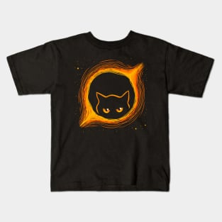 Chaos Origin - Cat Space Design Kids T-Shirt